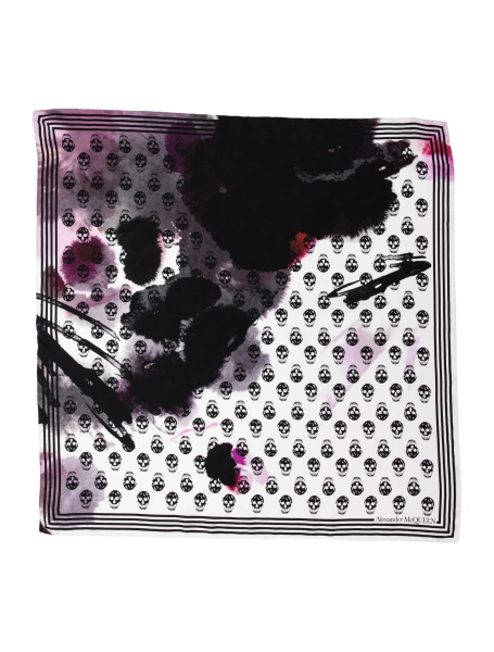 Silk Skull Scarf