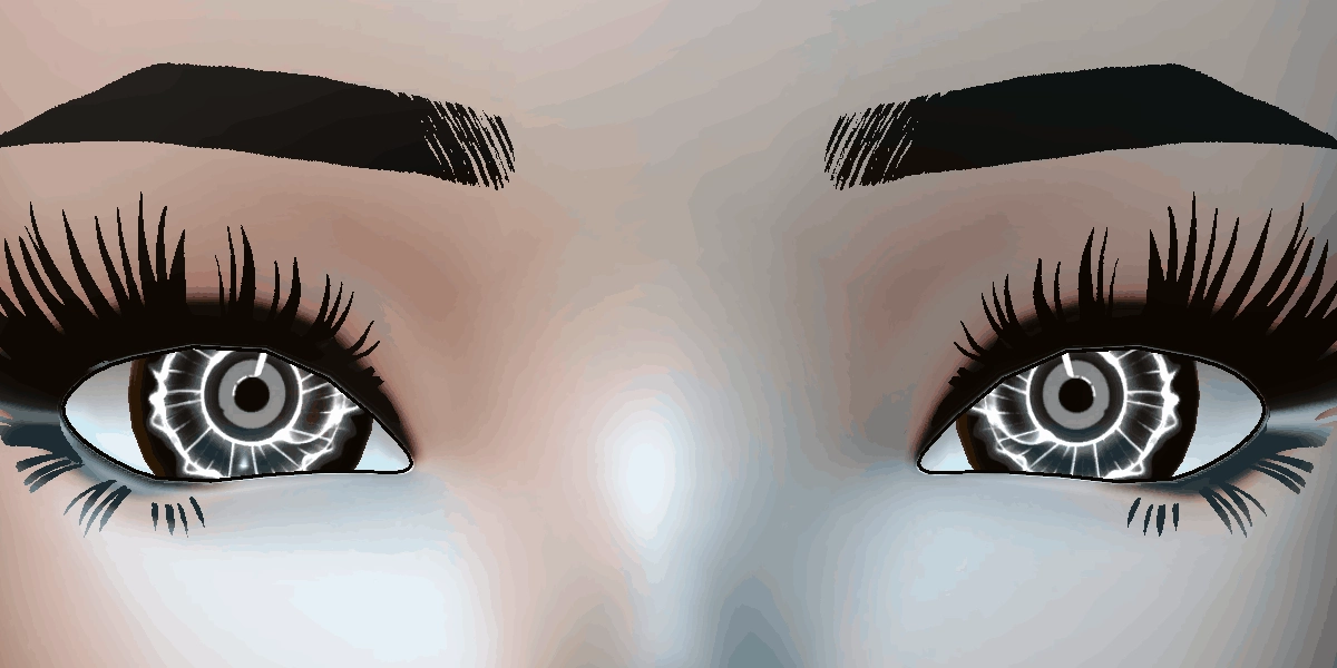 GHOST DRIVE Eyes Animated Eyes - Eye Textures for 3D Models VRM, MMD, Avatars or VRCHAT 