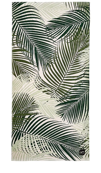 Slowtide Beach Towel in Green.
