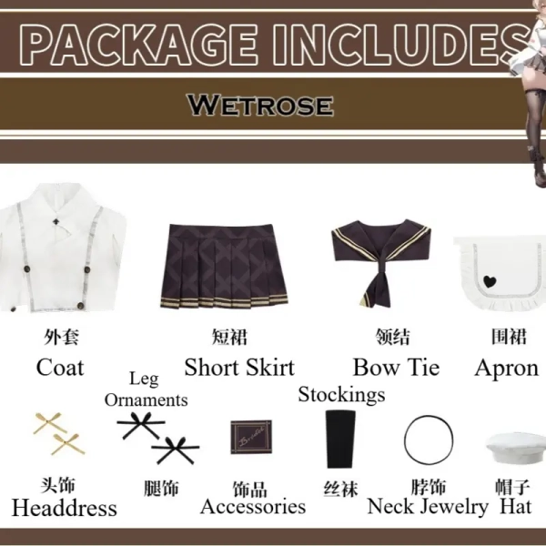 [Wetrose] Pre-Order Goddess of Victory: Nikke Bready Full Set Game Outfit Cosplay Costume