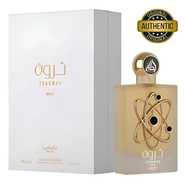 Perfume Feminino Árabe Tharwah Gold - Lattafa Pride - Eau