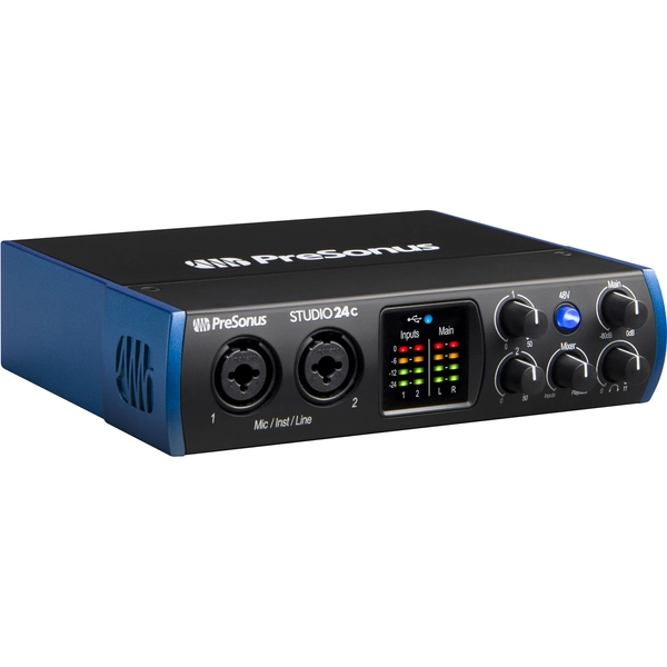 Presonus PreSonus Studio 24c USB-C 2x2 Audio/MIDI Interface PS-STUDIO-24C