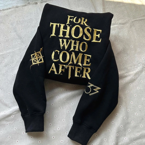 [Black] For Those Who Come After Clair Obscur Expedition 33 Shirt Embroidered Sweatshirt - Etsy Sweden