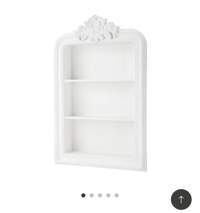 Romantique - White shelf with mouldings