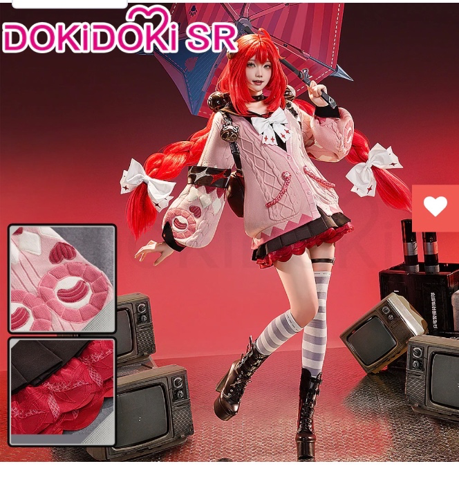 DokiDoki-SR Game Zenless Zone Zero Cosplay Ukinami Yuzuha Costume ZZZ | Costume Only(Bag Exclude)-M-Order Processing Time Refer to Description Page
