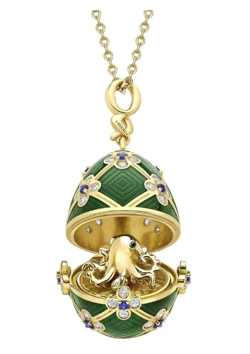 Édition spéciale Médaillon surprise Octopussy Guilloché Enamel