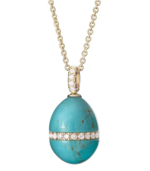 Forever Turquoise Egg Pendant