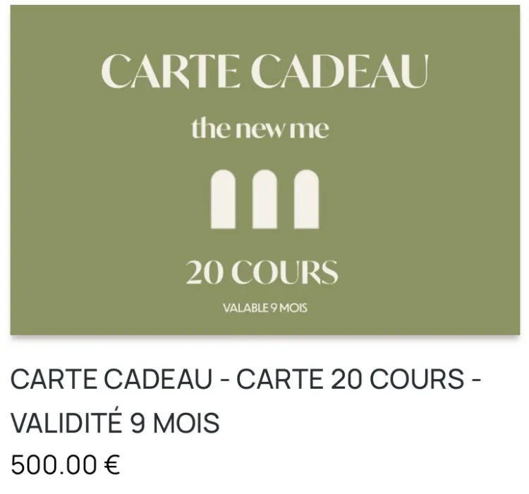 The New Me Reformer Pilates Reims - 20 cours