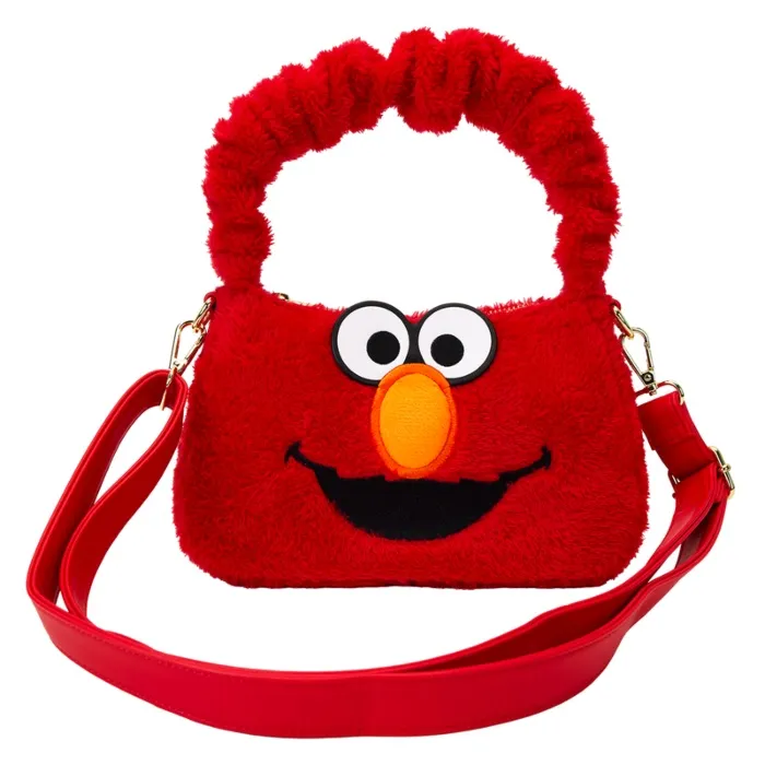 Sesame Street - Elmo Plush 6" Faux Leather Crossbody Bag