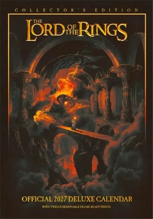 The Lord Of The Rings 2027 A3 Deluxe Calendar : Amazon.ie