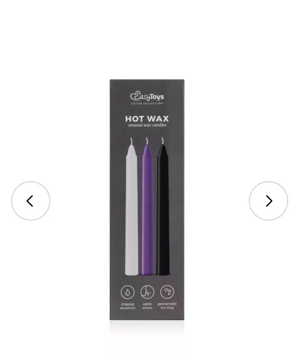 Hot wax candles for the body ♨️