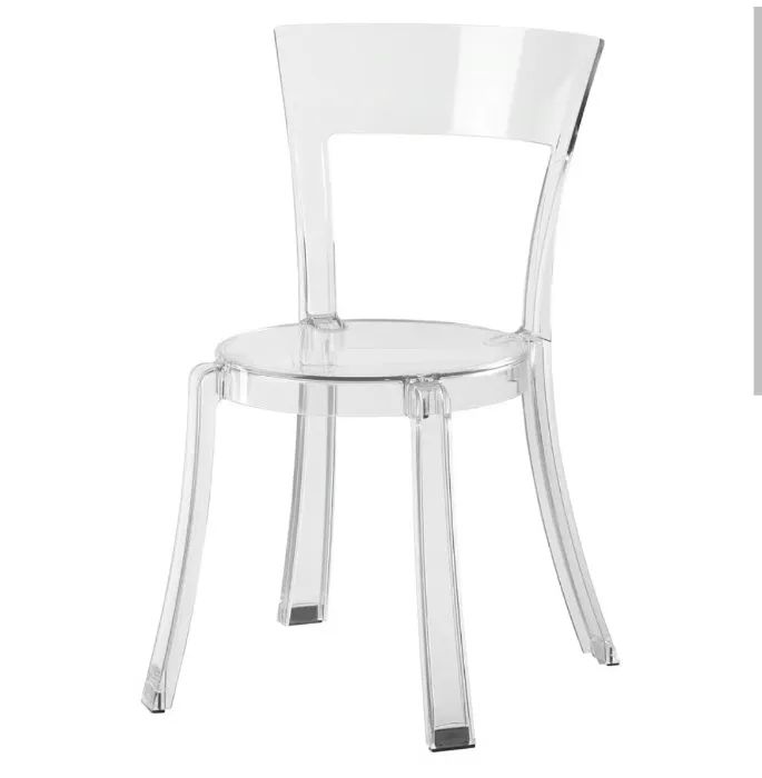 Transparent ikea chair 
