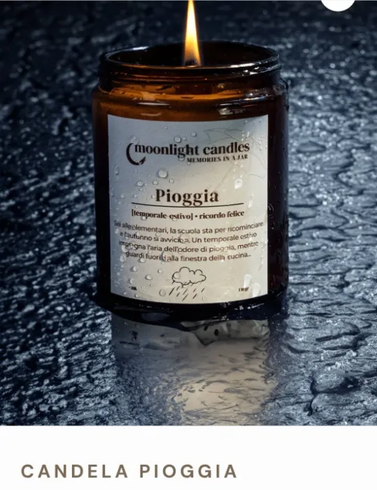 Candle that smells like rain ☔