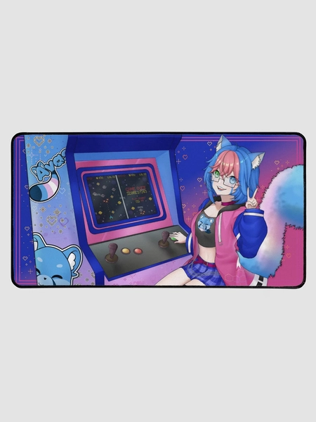 Aya's Arcade Desk Mat (15.5" x 31.5)