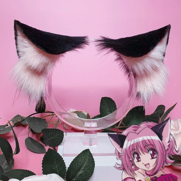 Tokyo Mew Mew Ichigo Momomiya Black Cat Ears for Cosplay - Etsy