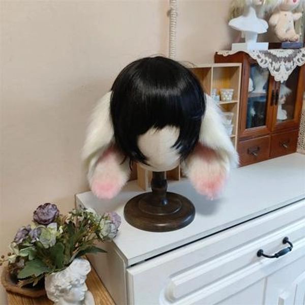 Handmade Rabbit Lop Ears & tail 