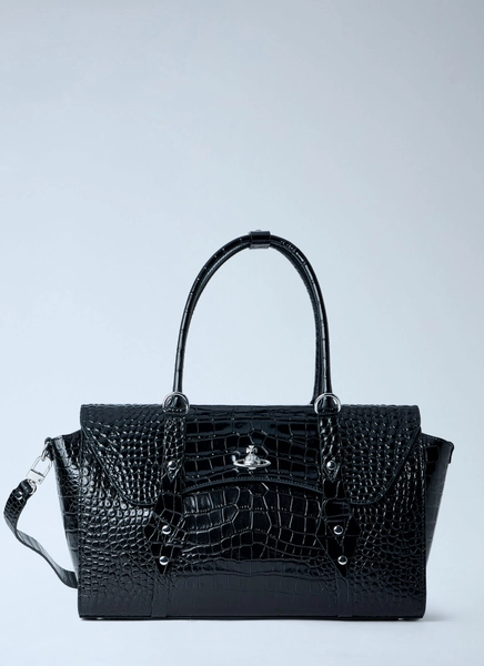 Vivienne Westwood Medium Bettina Handbag - Woman Handbags Black One Size One Size