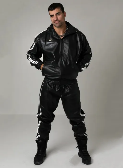 Leather Tracksuit | Small