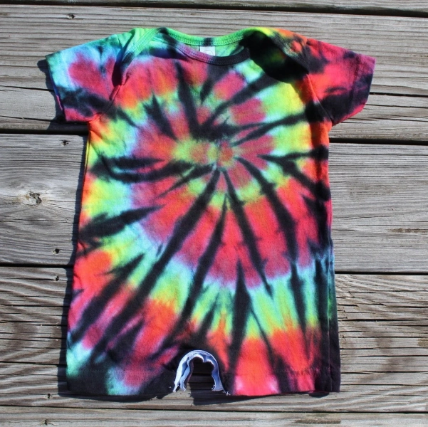 Tie Dye 12 Month Infant One-piece Jumpsuit - Rainbow - Etsy