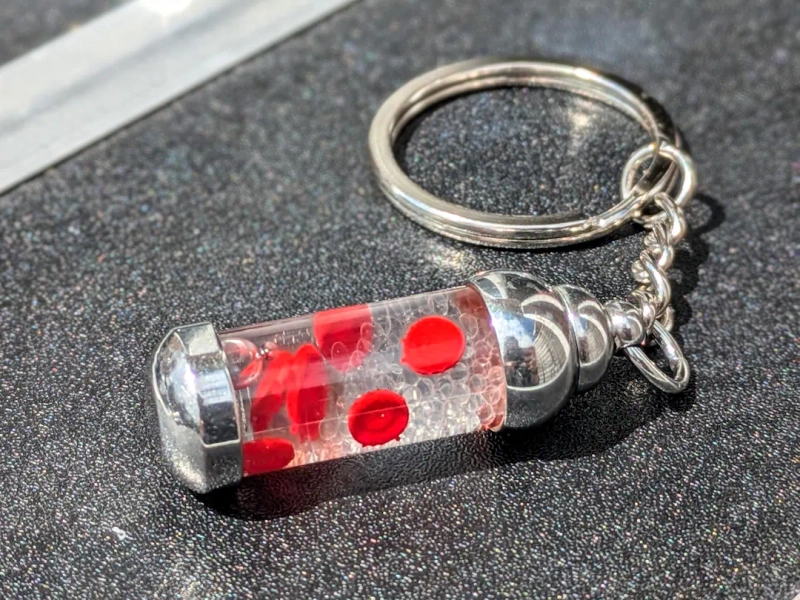 Science Keychain, Red Blood Cells