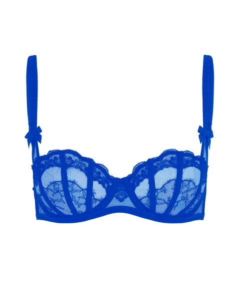 Mariann Balconette Underwired Bra in Cobalt | By Agent Provocateur