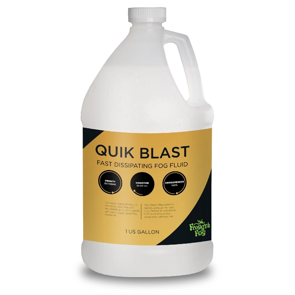 Froggy's Fog® - QuikBlast® Fog Juice - CO2 Blast Effect Fog Machine Fluid - Best Fluid for Chauvet® DJ Geyser