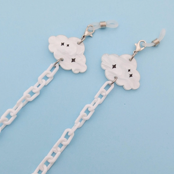 Clouds Glasses Chain - Laser Cut Acrylic - UK Seller - Etsy