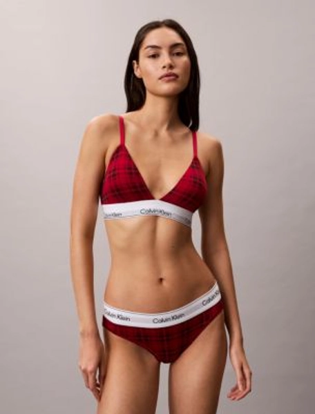 Icon Cotton Modal Lightly Lined Triangle Bralette