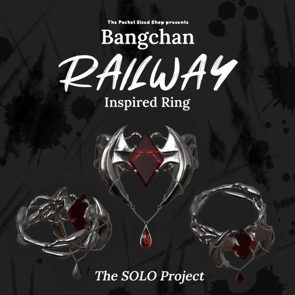 Pocket Sized SKZ Bangchan “railway” Inspired Ring |hop | Kpop | Merch | Jewelry | Stay - Etsy