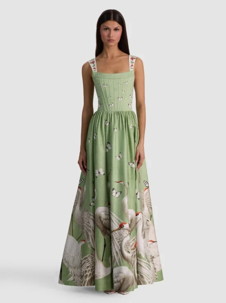 GUINEVERE BUSTIER MAXI DRESS