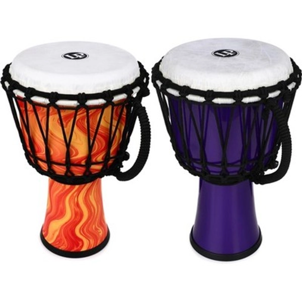 Latin Percussion World 7" Rope Circle Djembe (2 Pack) - Orange Marble/Purple | eBay Australia