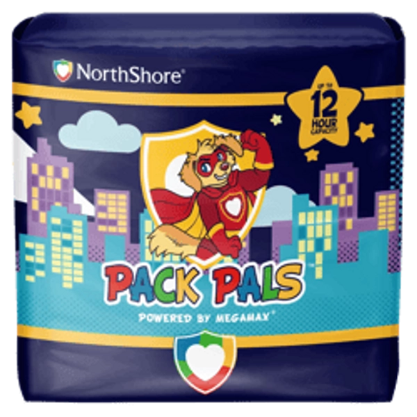 PACK PALS Unisex Printed Adult Diapers with Tabs