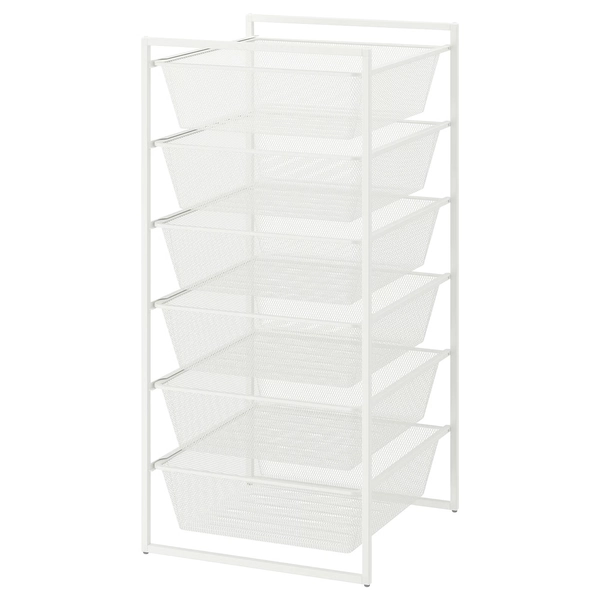 JONAXEL Storage combination - white 50x51x104 cm (19 5/8x20 1/8x41 ")