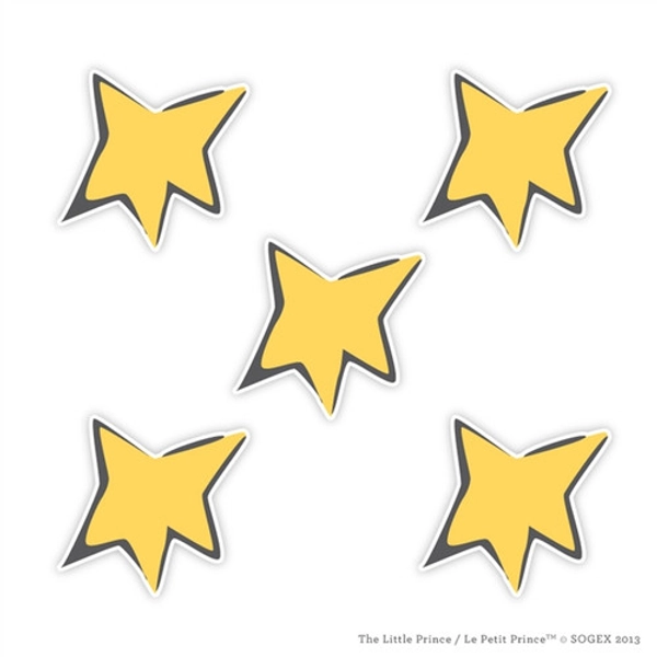 The Little Prince Wall Stars (Set of 5)