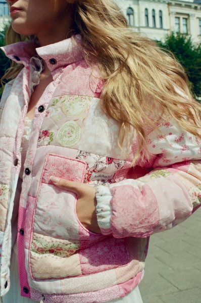 Pink Block Puffer — A/ASUNSOLO