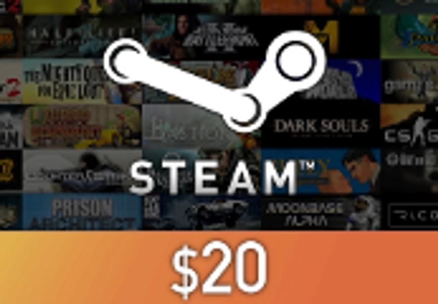 Steam Wallet Card $20 US Activation Code 