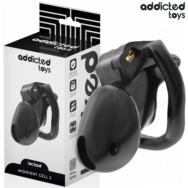 ADDICTED TOYS LOCKED - MINDNIGHT CELL PENIS CAGE SIZE S 4.8 CM