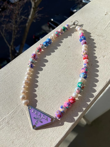 Prada Pendant Necklace - Etsy