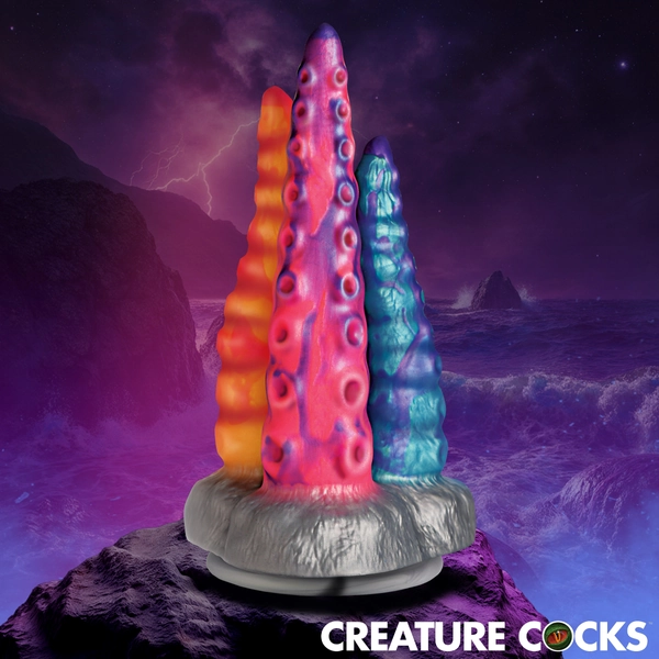 Tenta-Trio Silicone Dildo - Creature Cocks