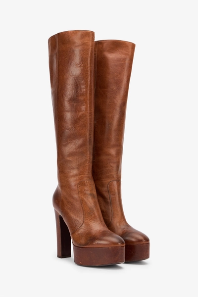 Roberto Cavalli Brown Boots - Female Boots & Booties Aged Brown 40 40