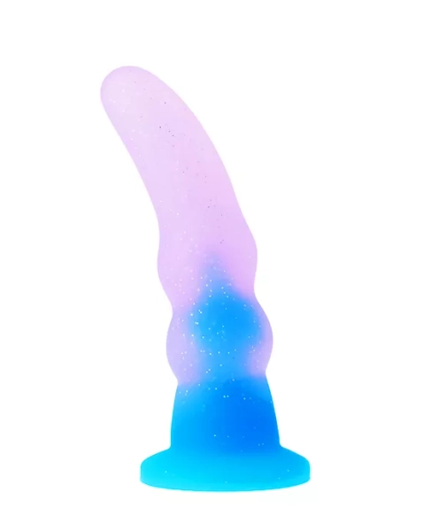 Nood Colours Glitter Rippled Dildo