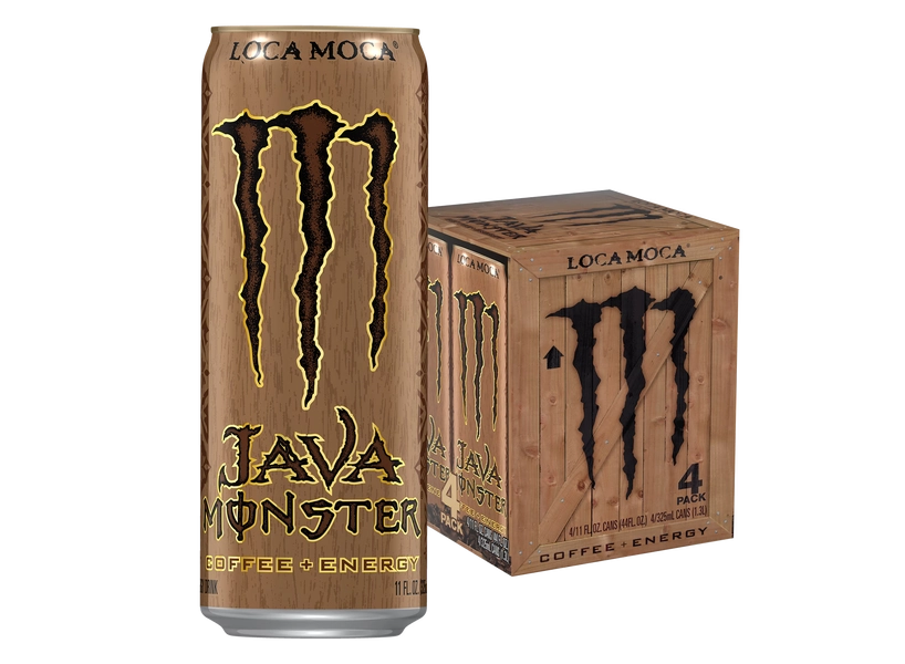Java Monster Loca Moca, Coffee + Energy Drink, 11 fl oz, 4 Pack
