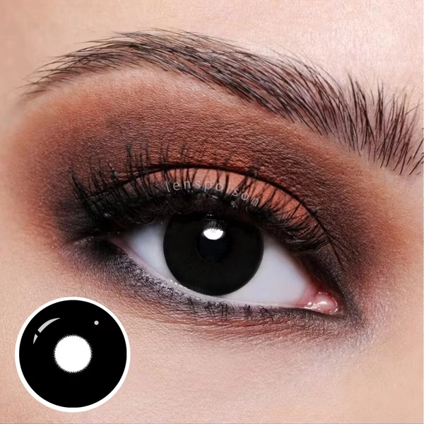 LENSPOISON-Black Doll Eye With Small Optical Zone