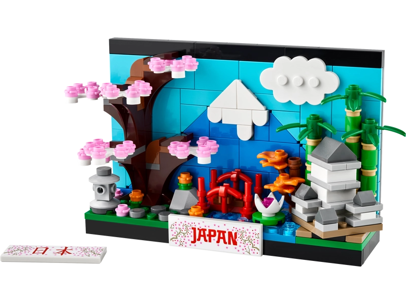 Lego Postcard Japan
