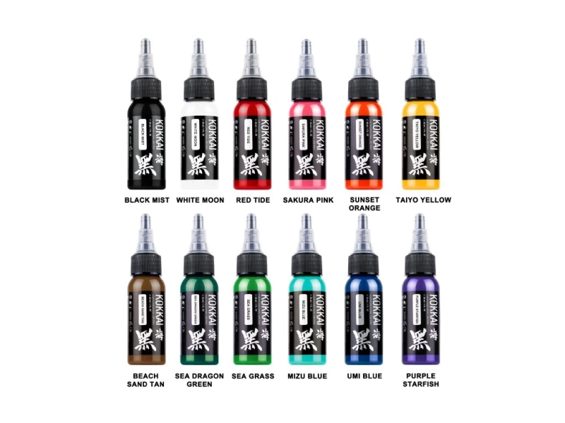 Kokkai - Sumi Ink - 12 Colors Set 12x15ml | Celtic Supply