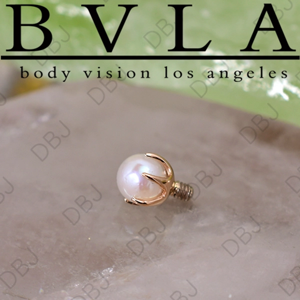 BVLA 14kt & 18kt Gold & Platinum Bead Prong 3mm Threaded End 18g 16g 14g 12g Body Vision Los Angeles [10-6603-300 Bead Prong] : Diablo Body Jewelry - American Made, Implant Grade