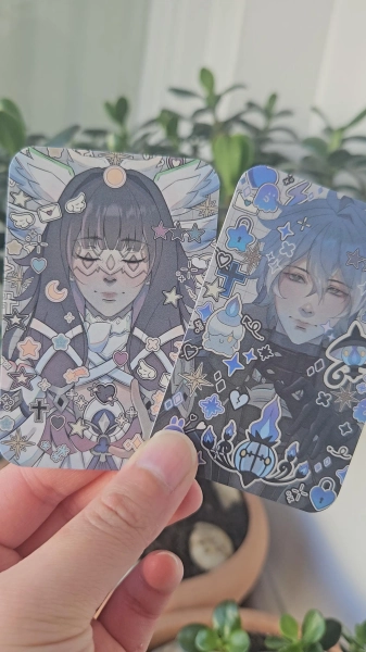 Genshin Impact Nod Krai Columbina & Flins Photocard