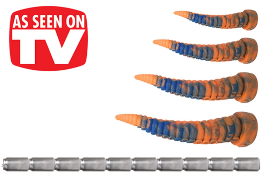 KRAKEN'S TENTACLE (Coral Bed) - 16" - Platinum Silicone