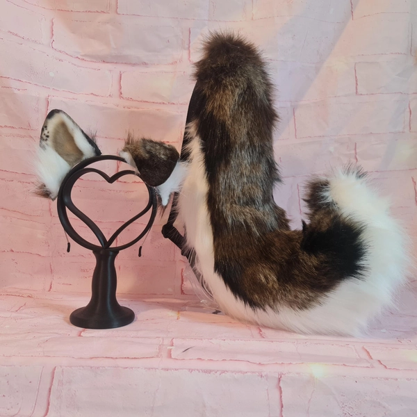 Brown Puppy Tail and Ears Set