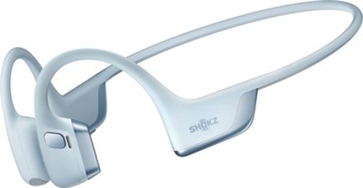 Shokz - OpenRun Pro 2 Wireless Bone Conduction Open-Ear Bluetooth Sports Headphones - Sky Blue